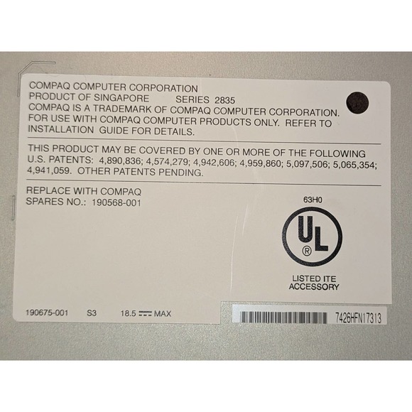 Vintage COMPAQ Contura Aero 4/25 4/33c Docking System / Convenience Base Dock - Picture 4 of 9